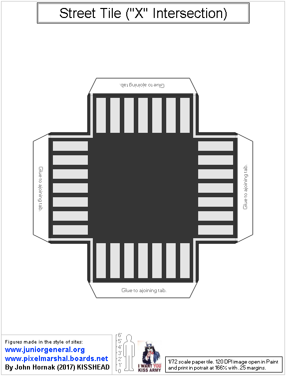 Street Tile Intersection