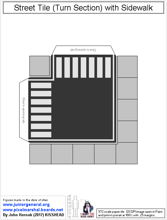 Street Tile Turn Section