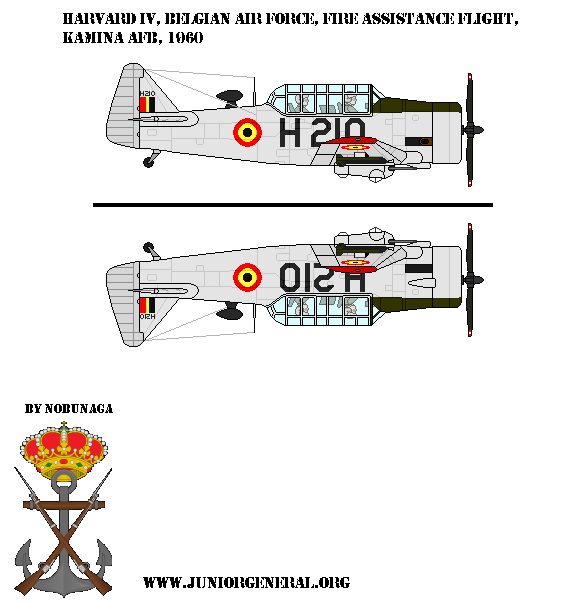 Belgian Harvard IV Fire Assistance