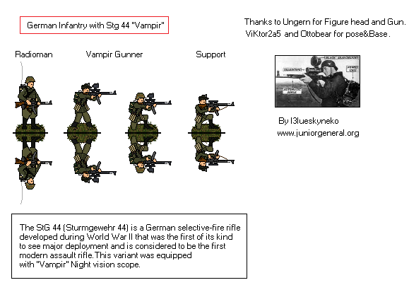 Infantry with Stg44 Vampir