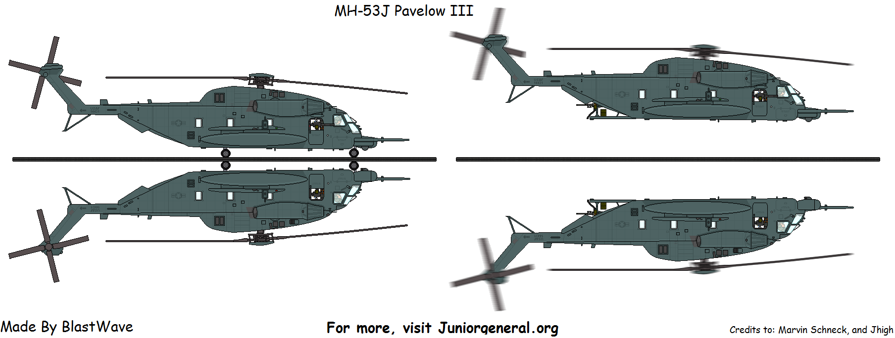 Sikorsky MH-53J Pave Low III Helicopter