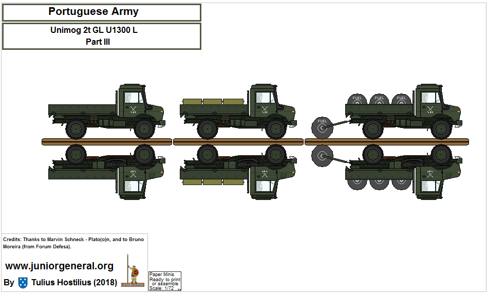 Portuguese Army Unimog Truck