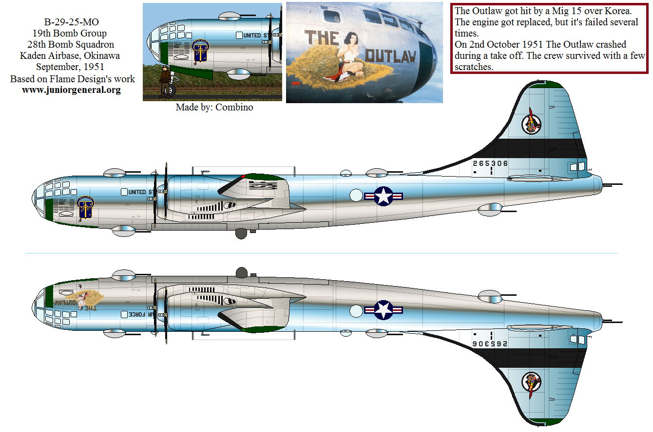 US B-29-25-MO Bomber