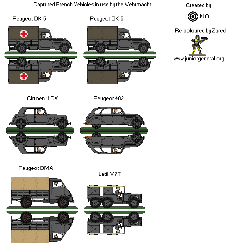 Captured French Vehicles