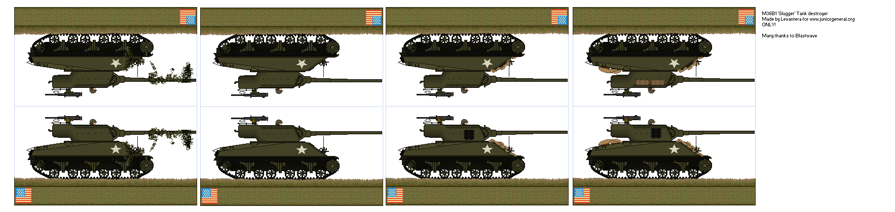 US M36B1 Tank Destroyer