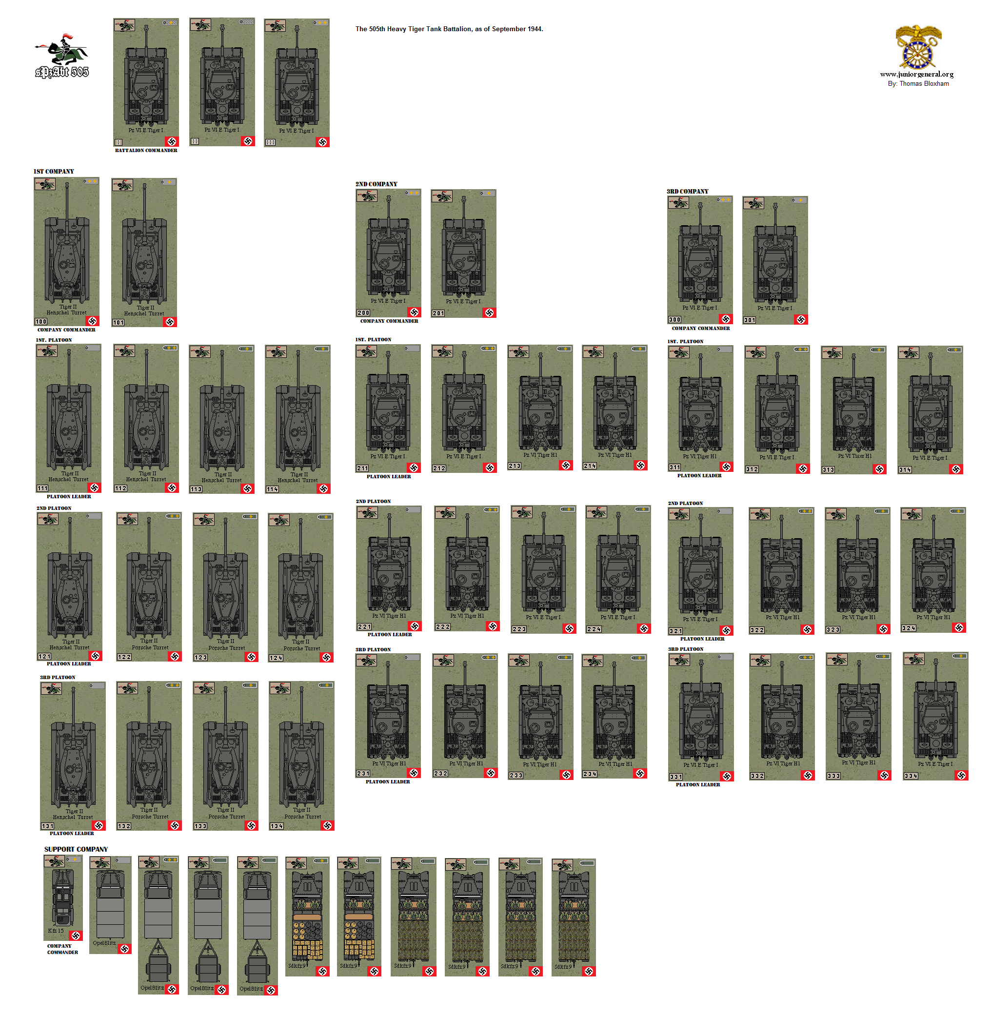 German 505th Tiger Battalion