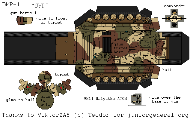 Egypt BMP-1 (3D Fold Up)