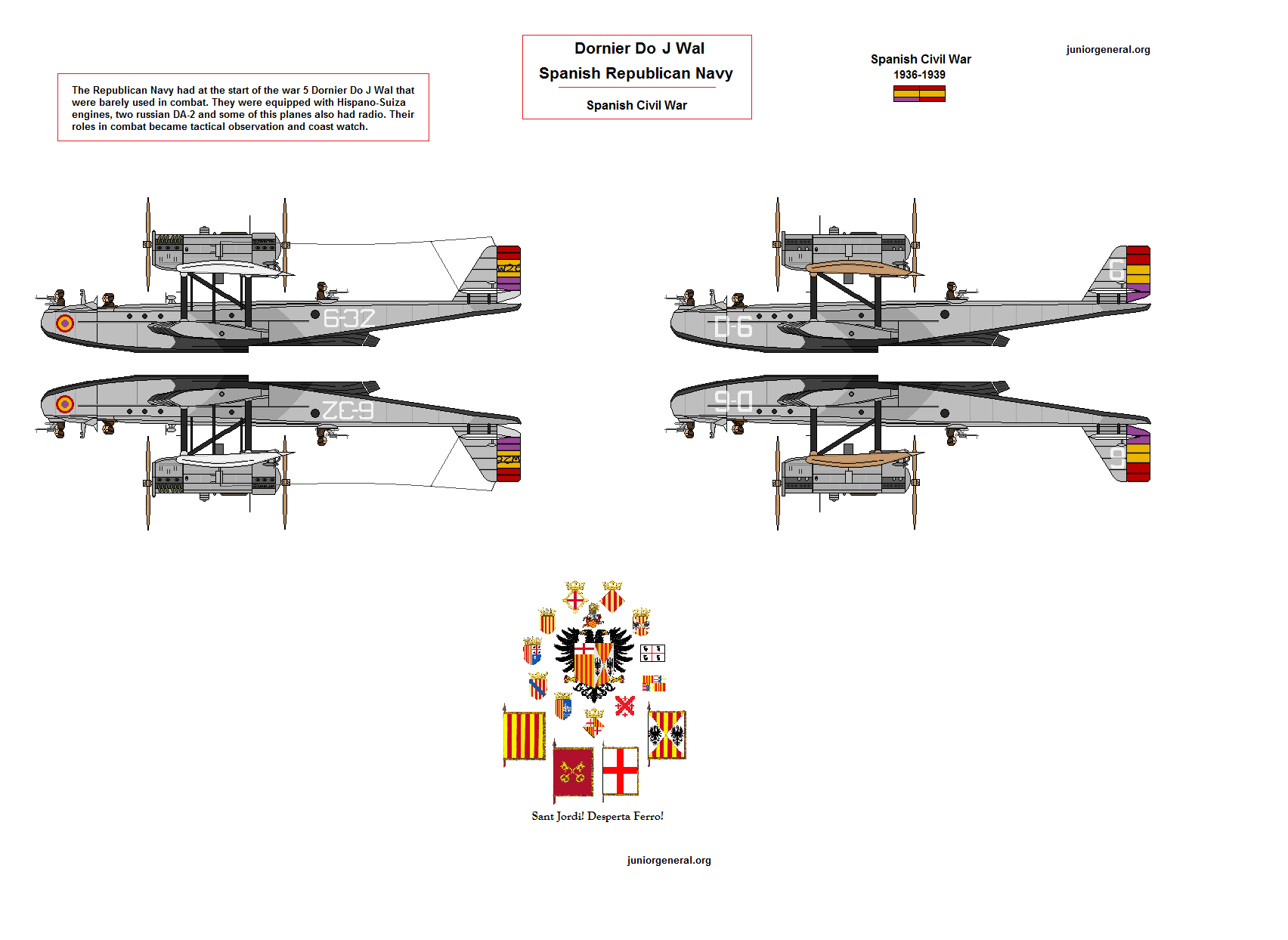 Republican Dornier Do J Wal Sea Plane