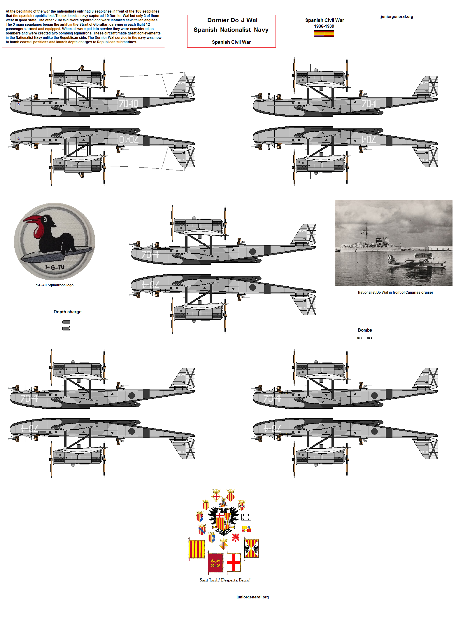 Nationalist Dornier Do J Wal Sea Plane