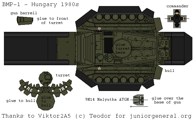 Hungary BMP 1 (3D Fold Up)