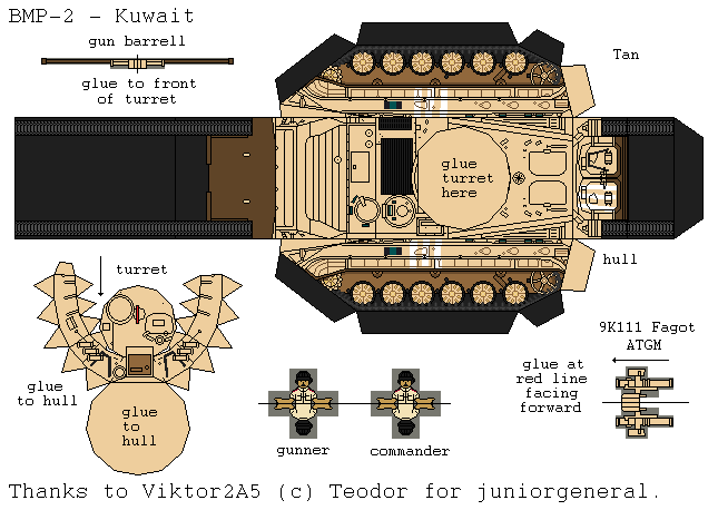 Kuwait BMP-2 (3D Fold Up)