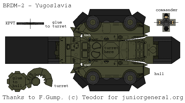 YugoslaviaBRDM-2 (3D Fold Up)