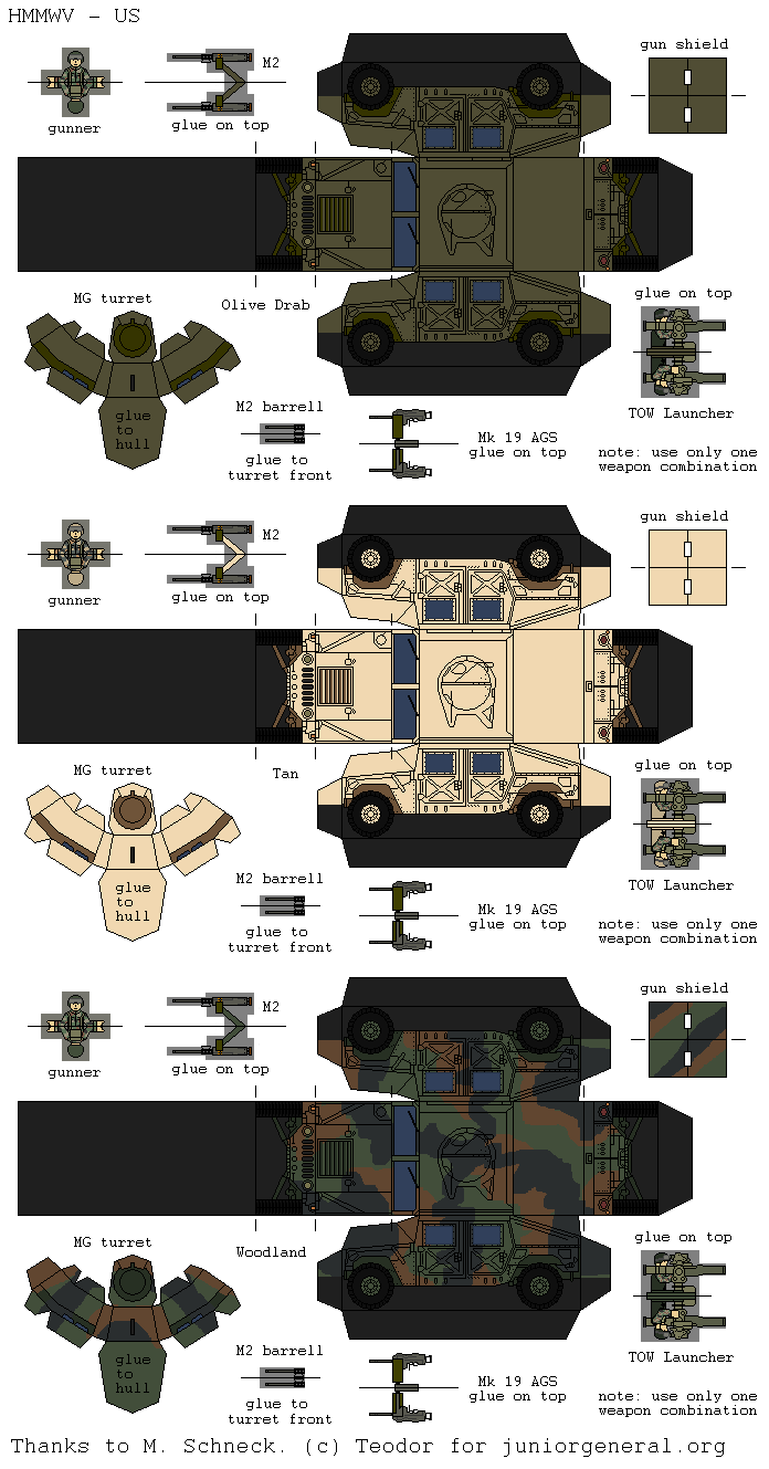 US HMMWV (3D Fold Up)