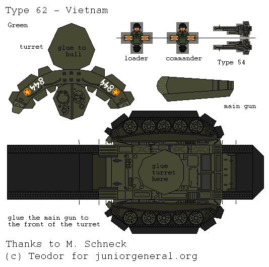 Vietnam Type 62 (3-D Fold Up)