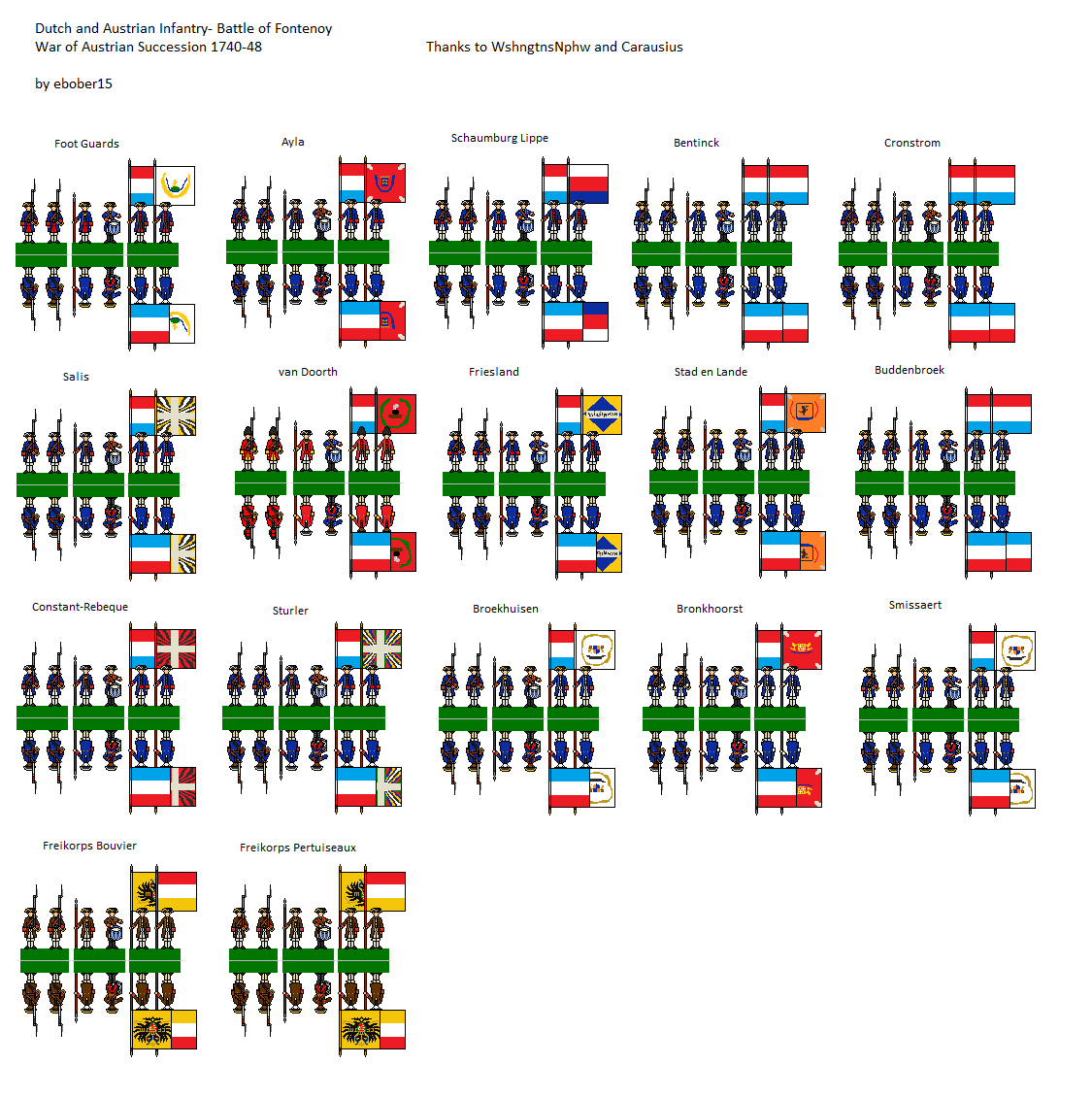 Dutch and Austrian Infantry (Micro-scale)