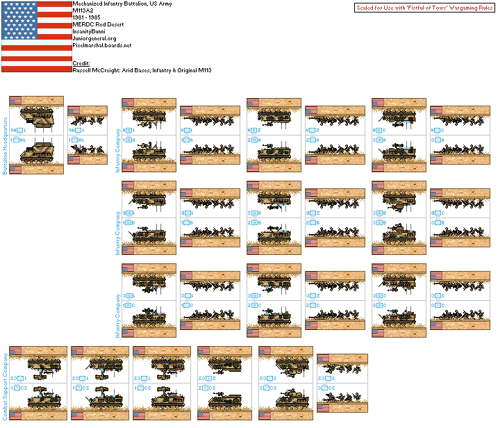 US M113A2 MERDC Camo
