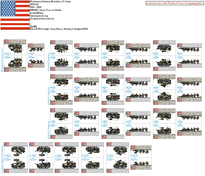 US M113A2 MERDC Camo