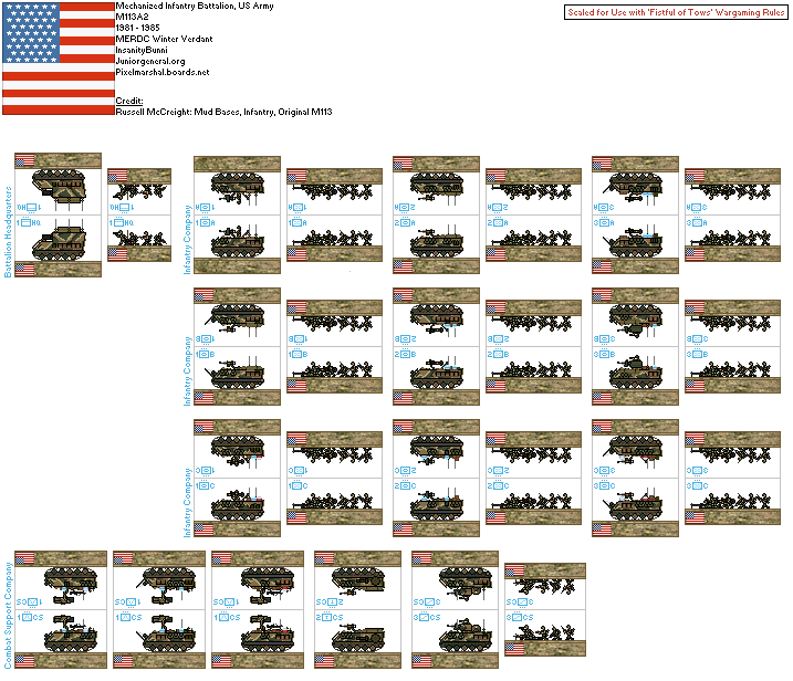US M113A2 MERDC Camo
