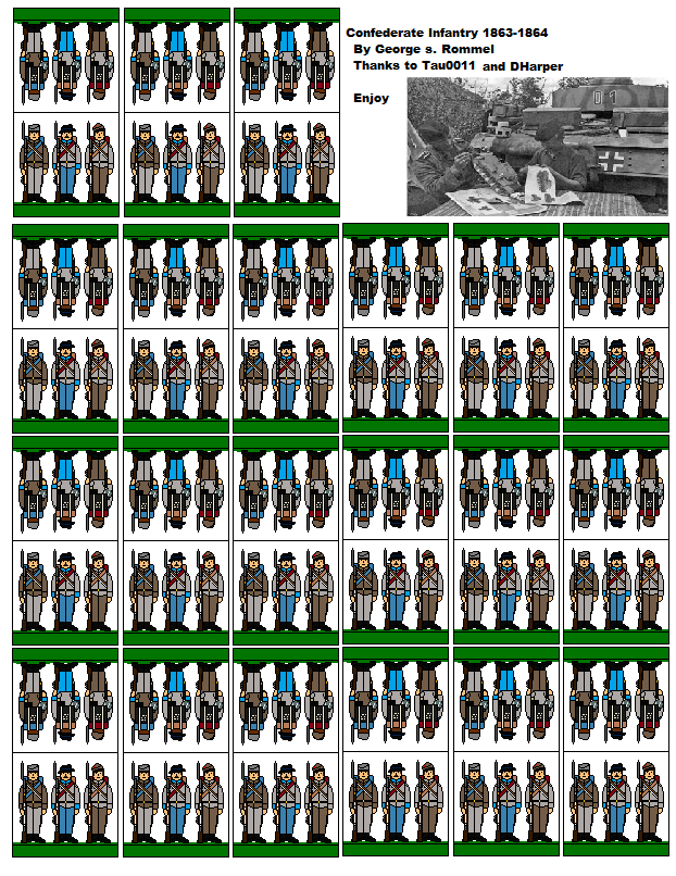 Confederate infantry