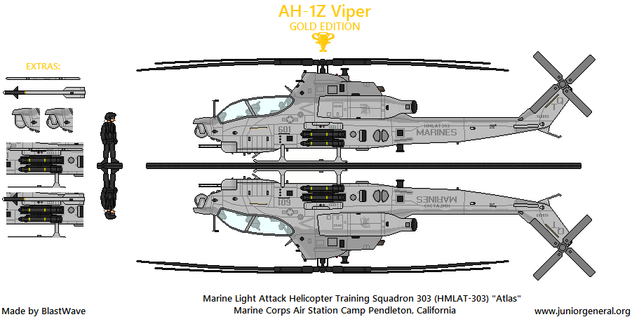 AH-1Z Viper Helicopter