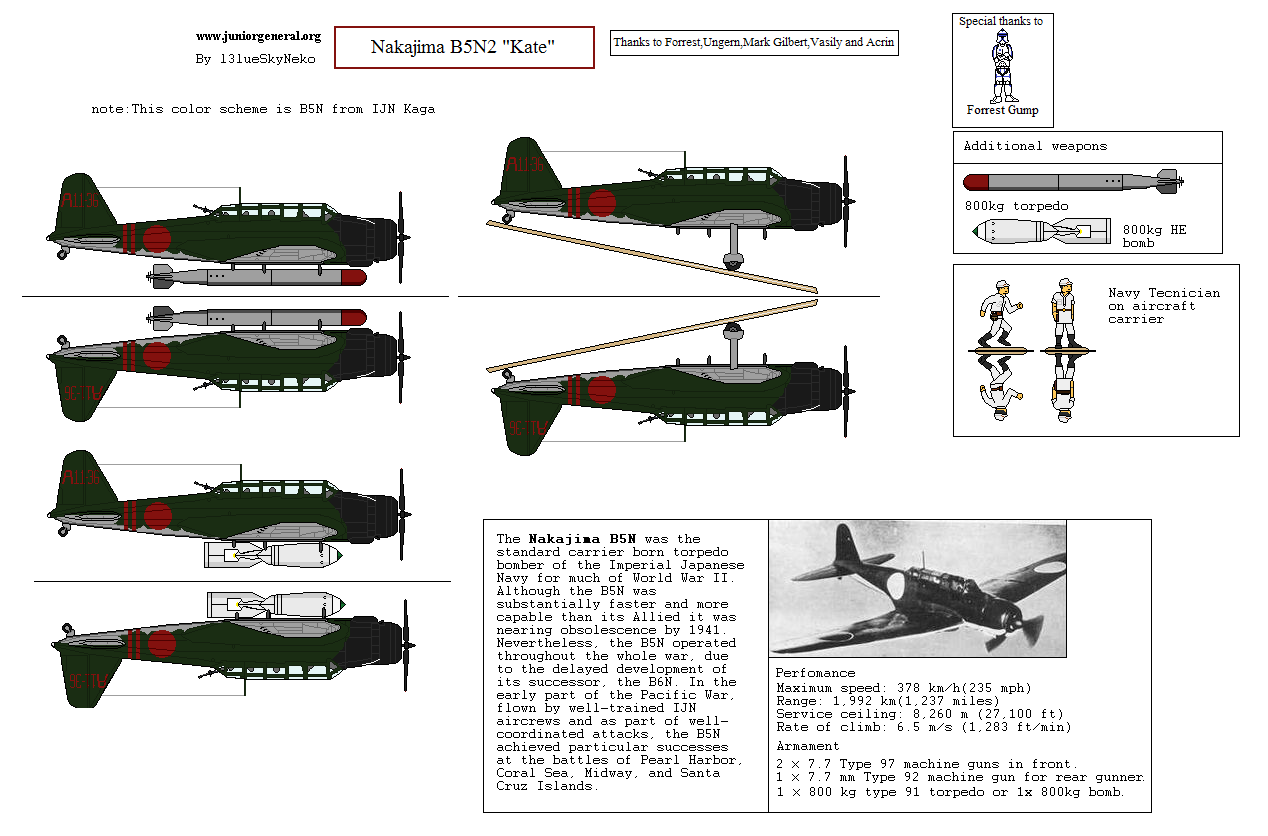 Nakajima B5N2 Kate
