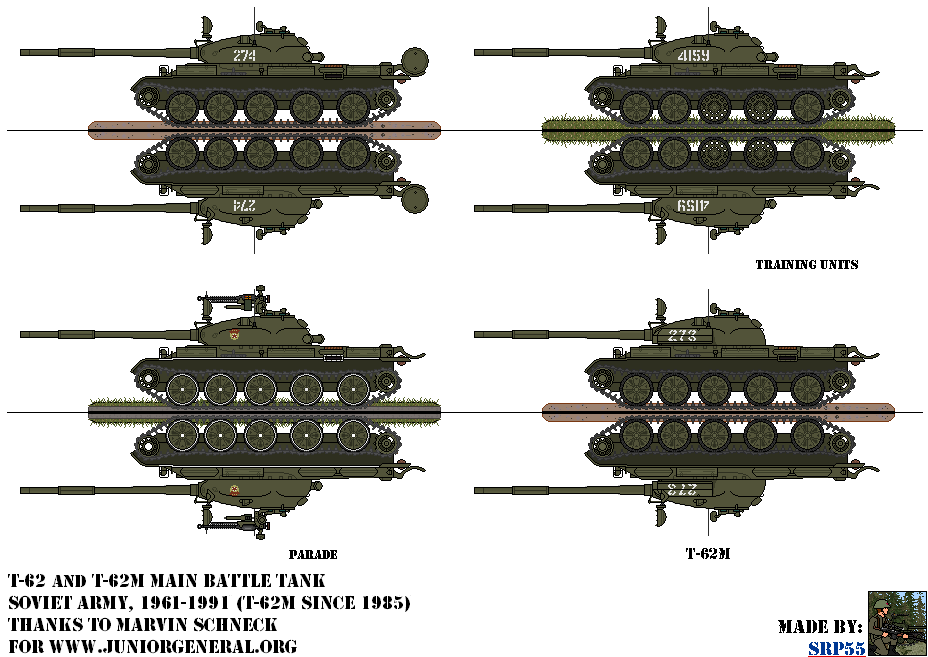 Soviet T-62 Tank