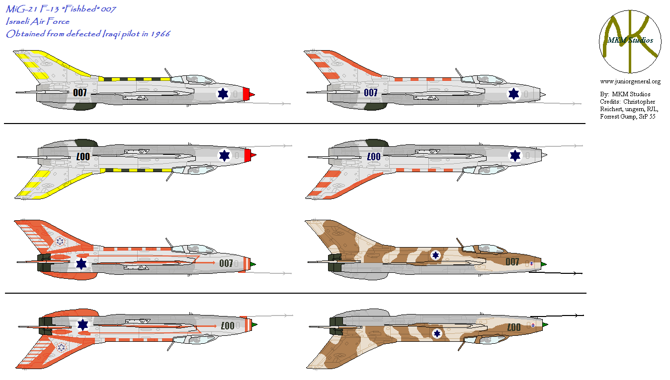 Israeli MiG-21 F-13 Fishbed