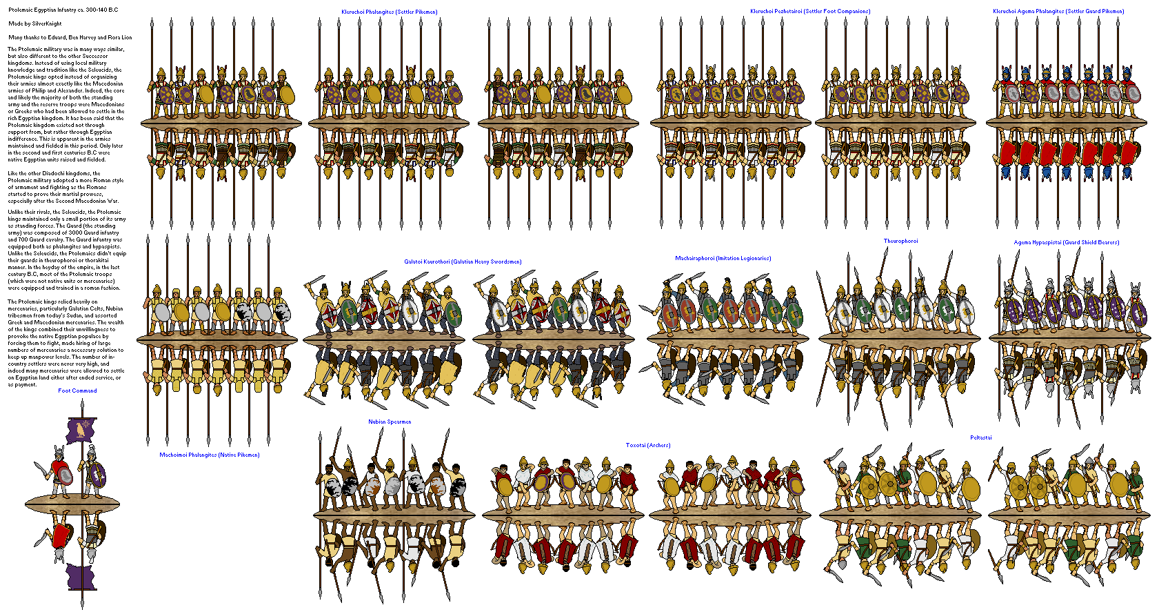 Ptolemaic Infantry Cavalry