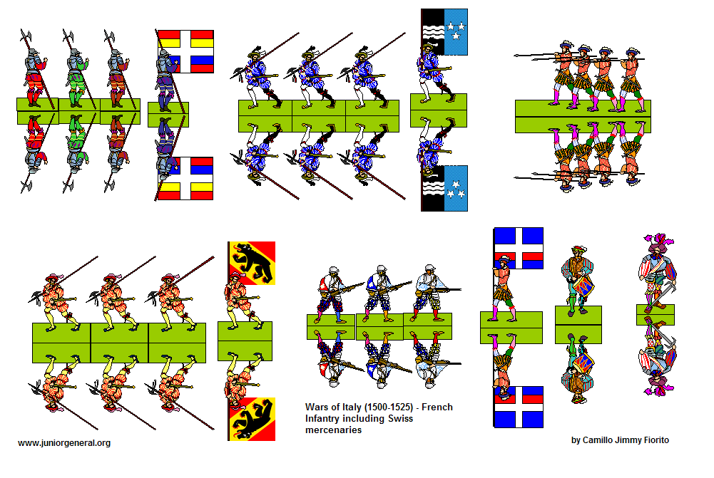 French Infantry and Swiss Mercenaries
