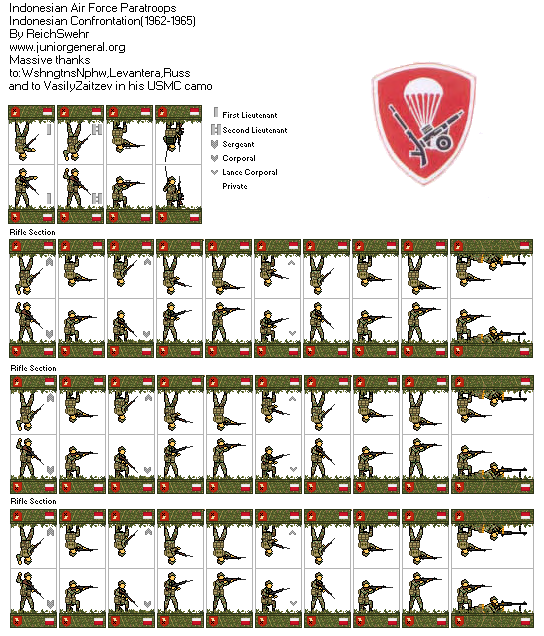 Indonesian Paratroopers