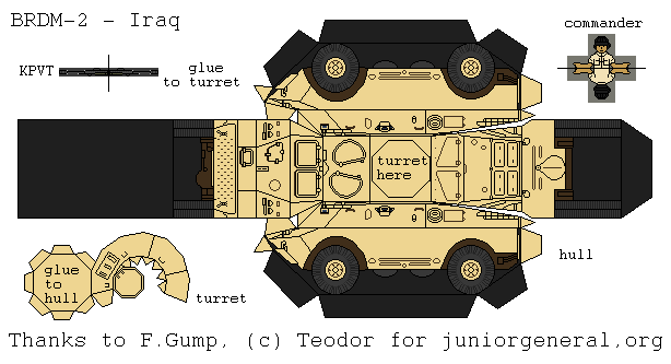 Iraq BRDM-2 (3D Fold Up)
