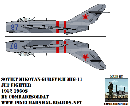 Soviet Mikoyan Gurevich MiG-17