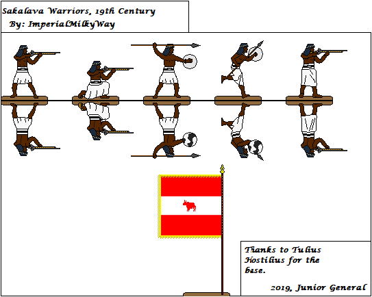 Sakalava Warriors, 19th Century