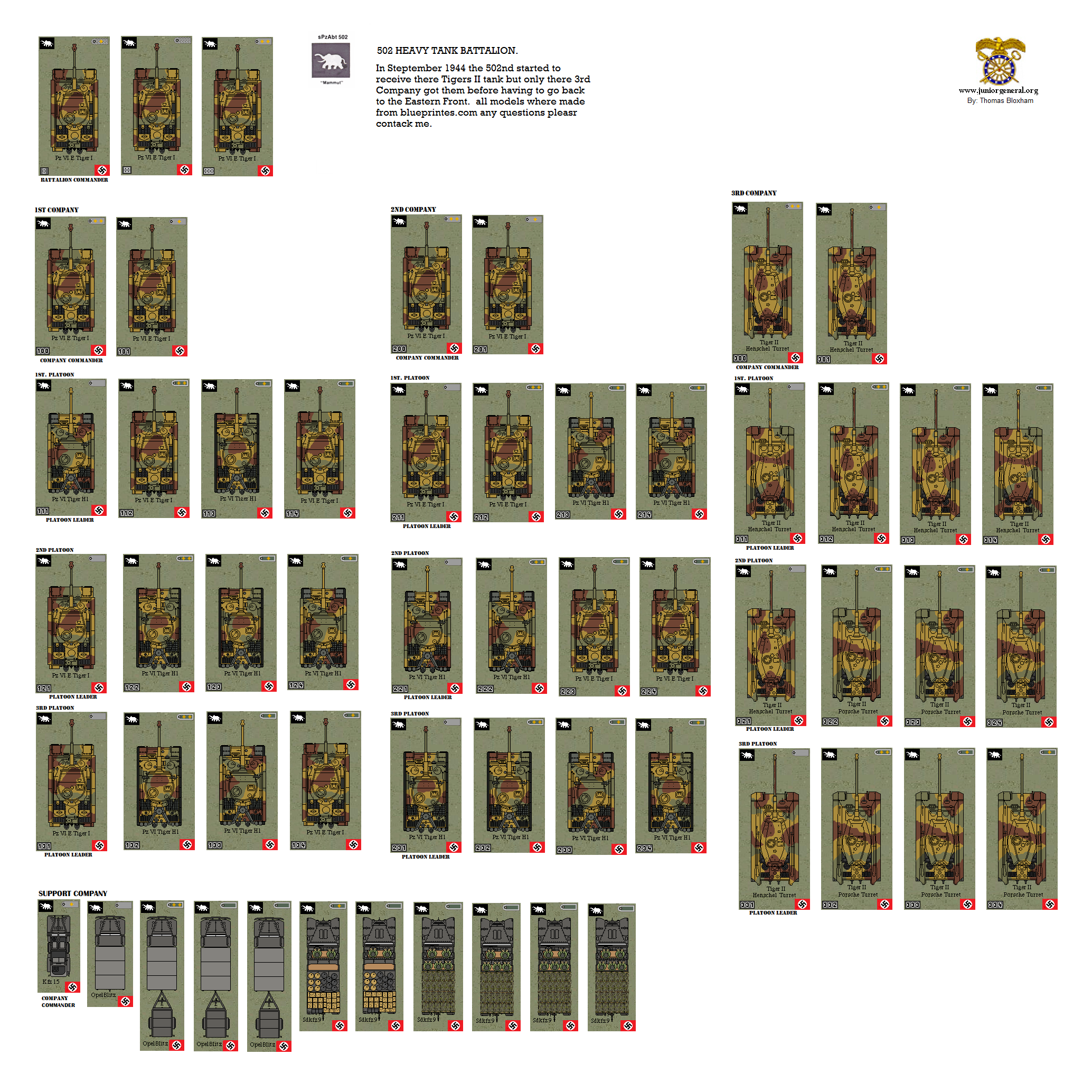 German 502nd Heavy Tank Battalion