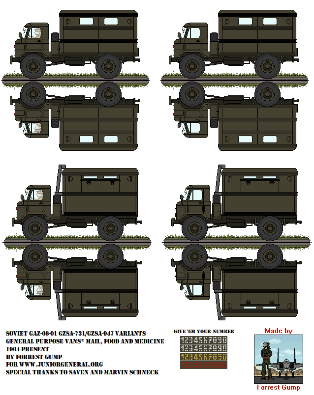 Soviet Gaz-66-01 GZSA731/GZSA-947