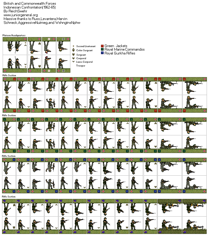 British Infantry (Indonesian Confrontation 1962-1965)
