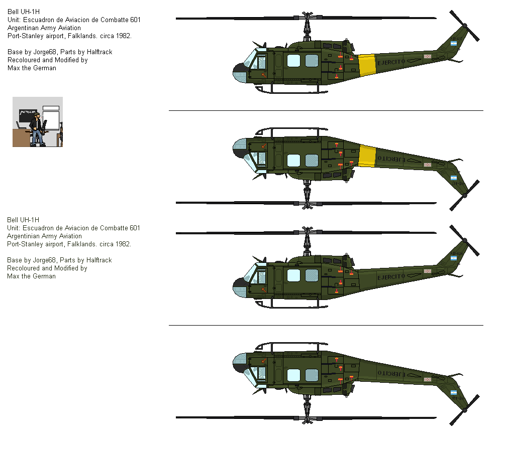 Argentine Bell UH-1H Helicopter