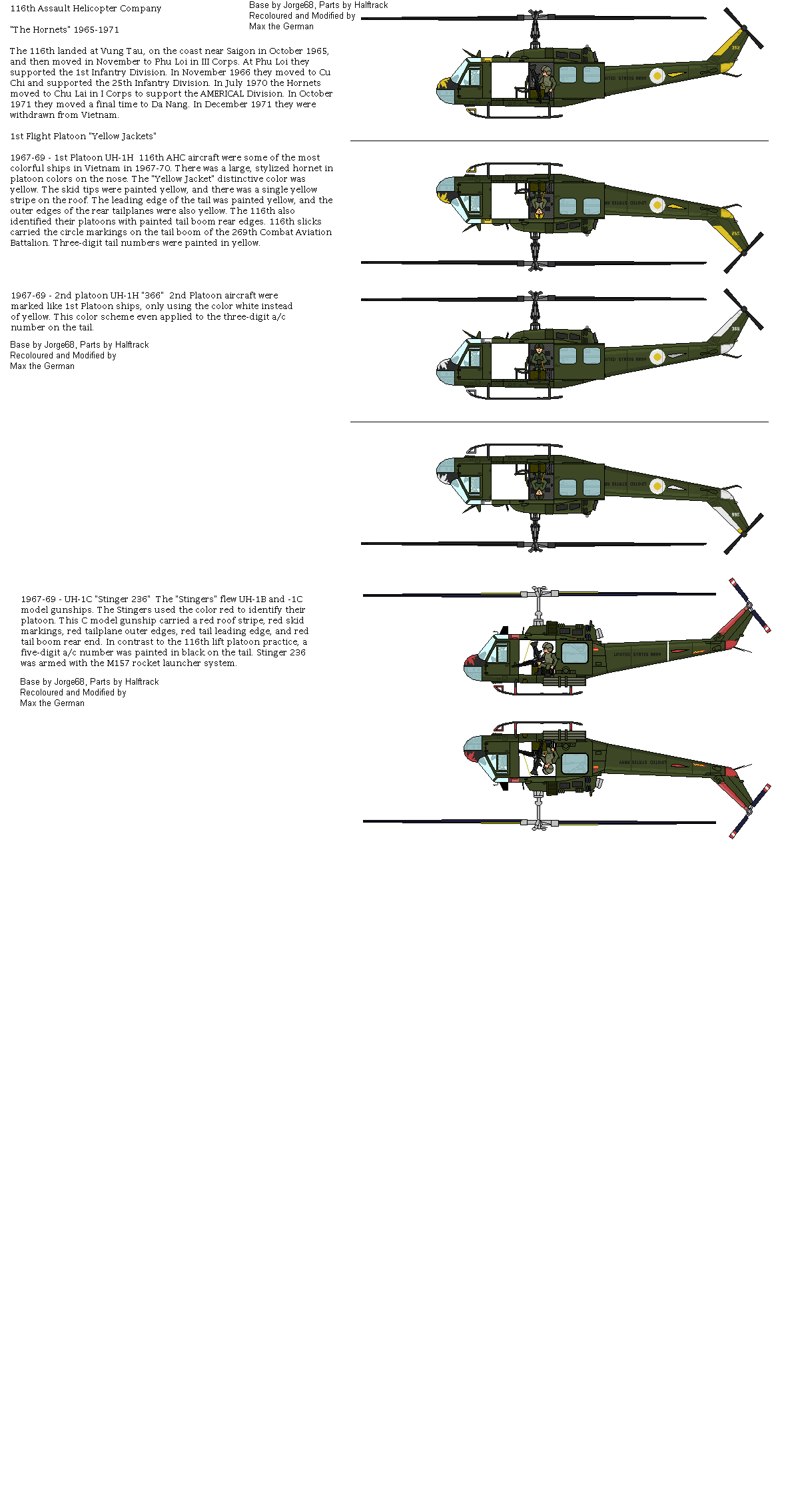 US Huey Helicopters