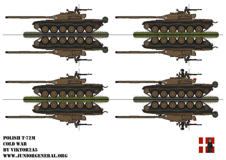 Polish T-72M