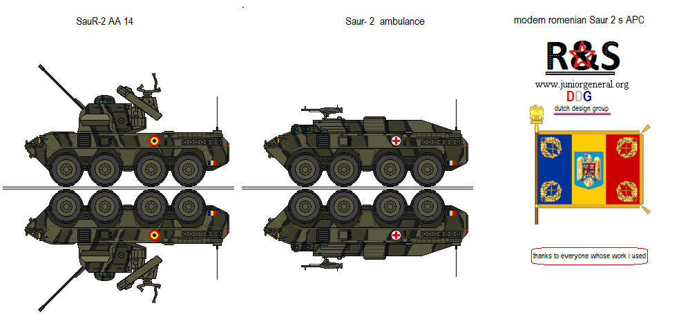 Romanian Saur-2 APCs