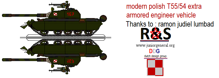 Polish T-55/54