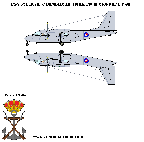 Cambodia BN-2A-21 Aircraft