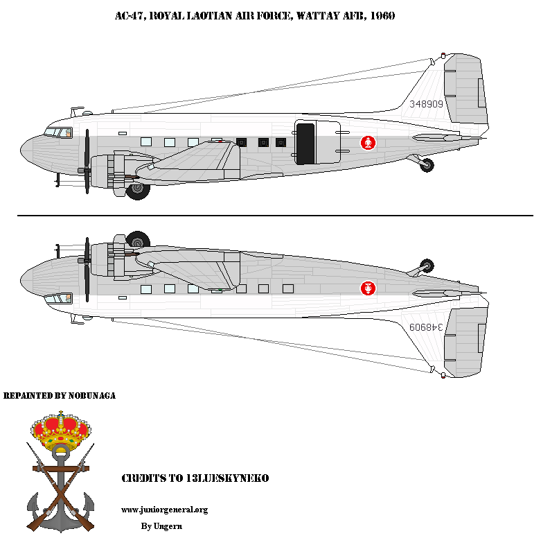 Laos AC-47 Aircraft