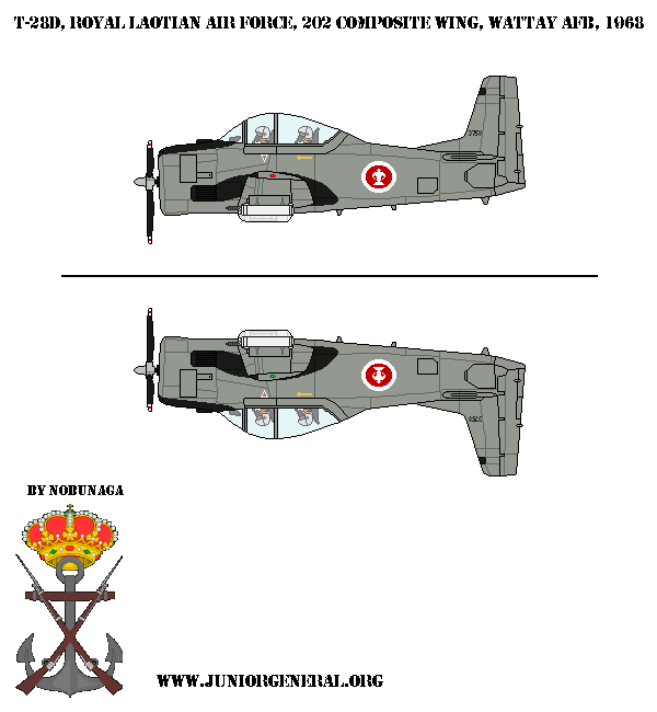 Laos T-28D Aircraft