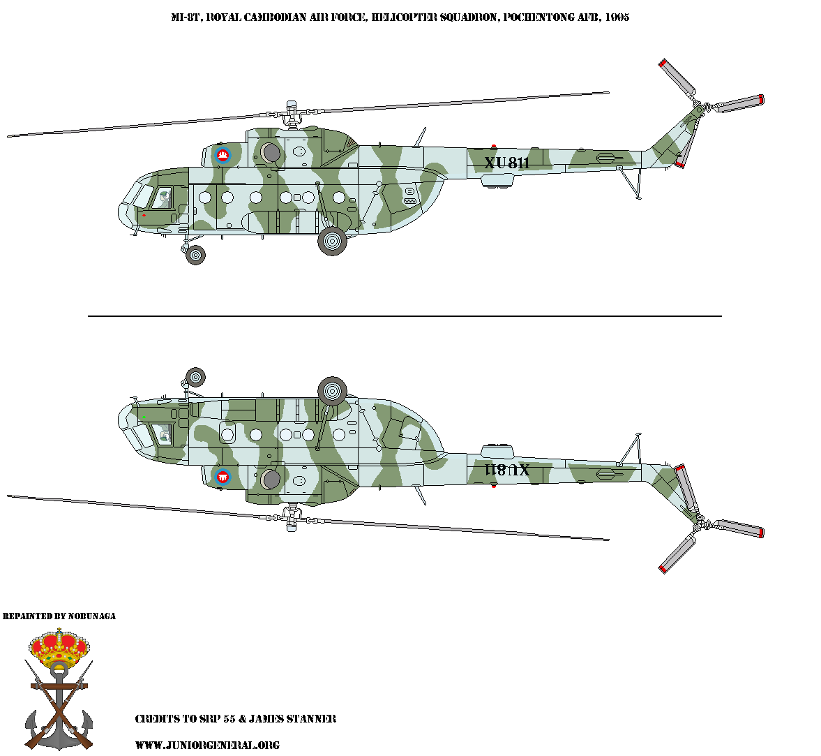 Cambodian Mi-8T Helicopter