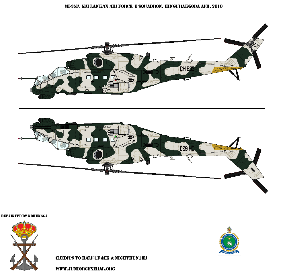 Sri Lankan Mi-35 Helicopter