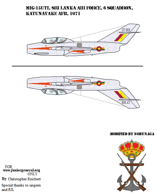 Sri Lanka MiG-15UTI