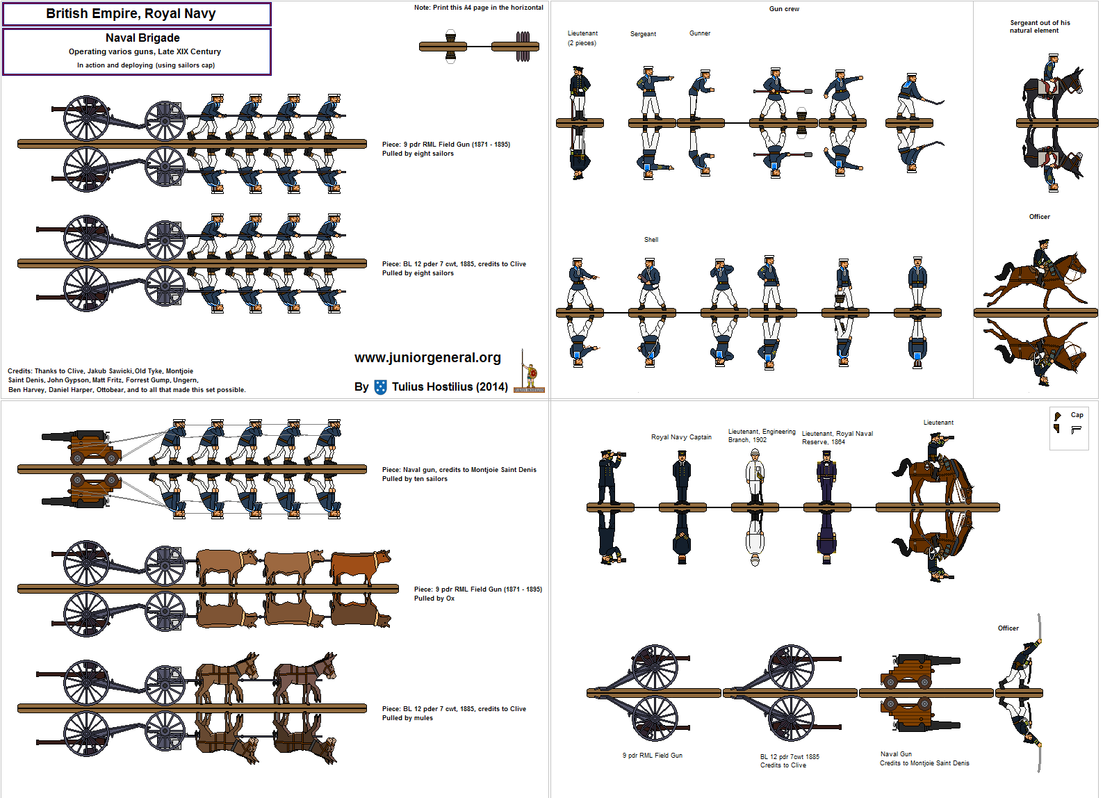 British Naval Brigade Artillery