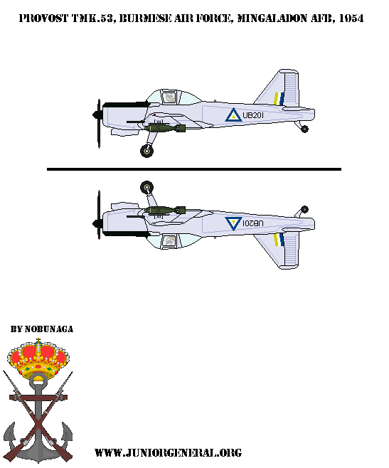Burmese Provost TMK 52 Aircraft