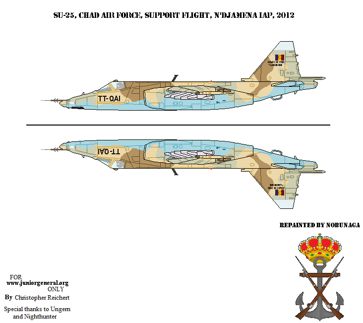 Chad Su-25 Aircraft